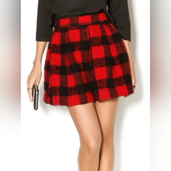 Honey Punch Plaid Mini Skirt - Picture 3 of 13